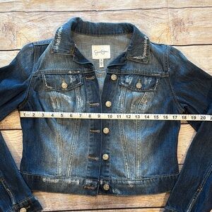 Jessica Simpson Dark Blue Jean Jacket